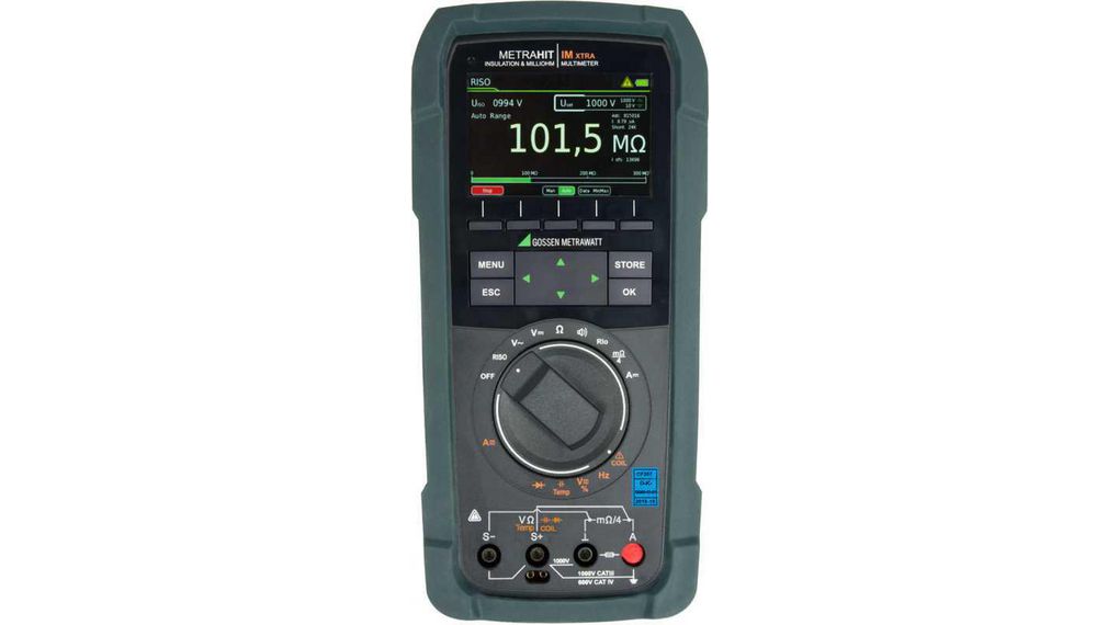 Digital Multimeter True-RMS 1kV 1A 300kHz 30MOhm 300uF